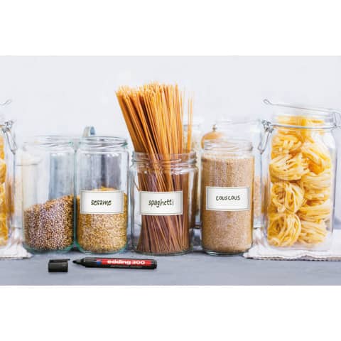 Marcatore permanente edding 300 punta tonda 1,5-3 mm nero E-300 001